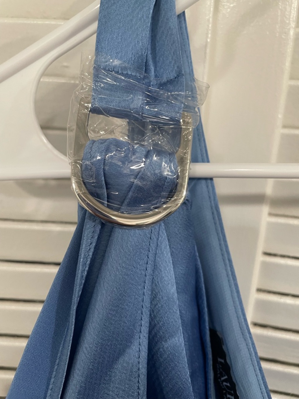 NWT Ralph Lauren Satin Charmeuse One-Shoulder Gown - Picture 9 of 13